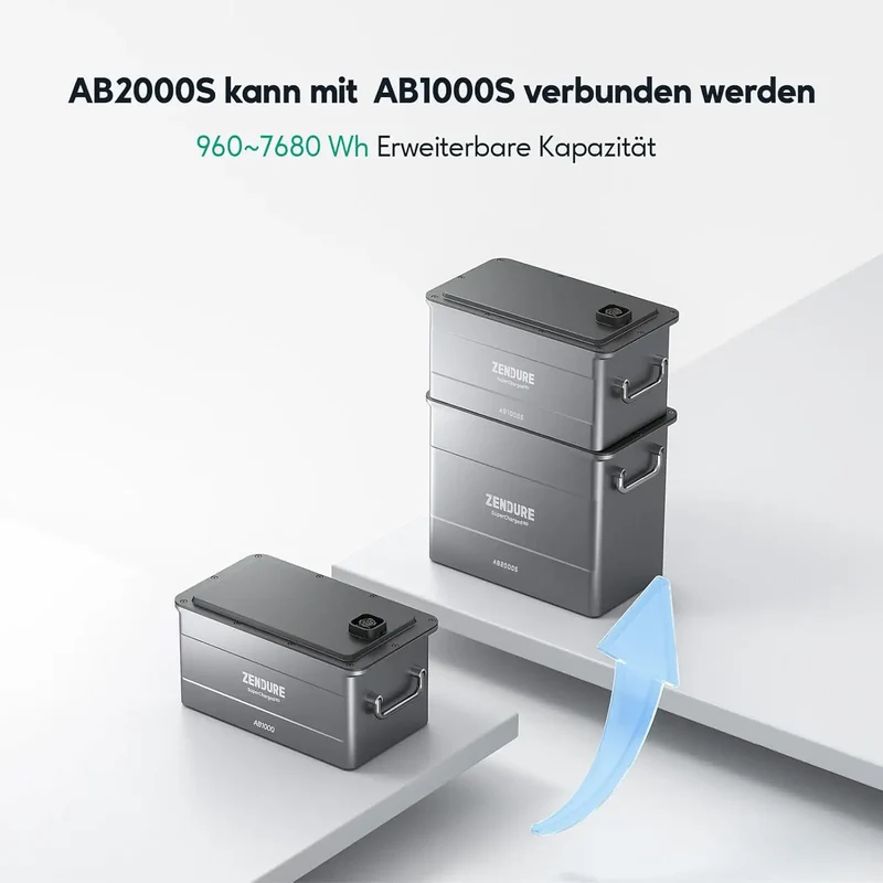 AB2000S Zendure SolarFlow Extension Battery 1920 Wh Add-On LiFePO4