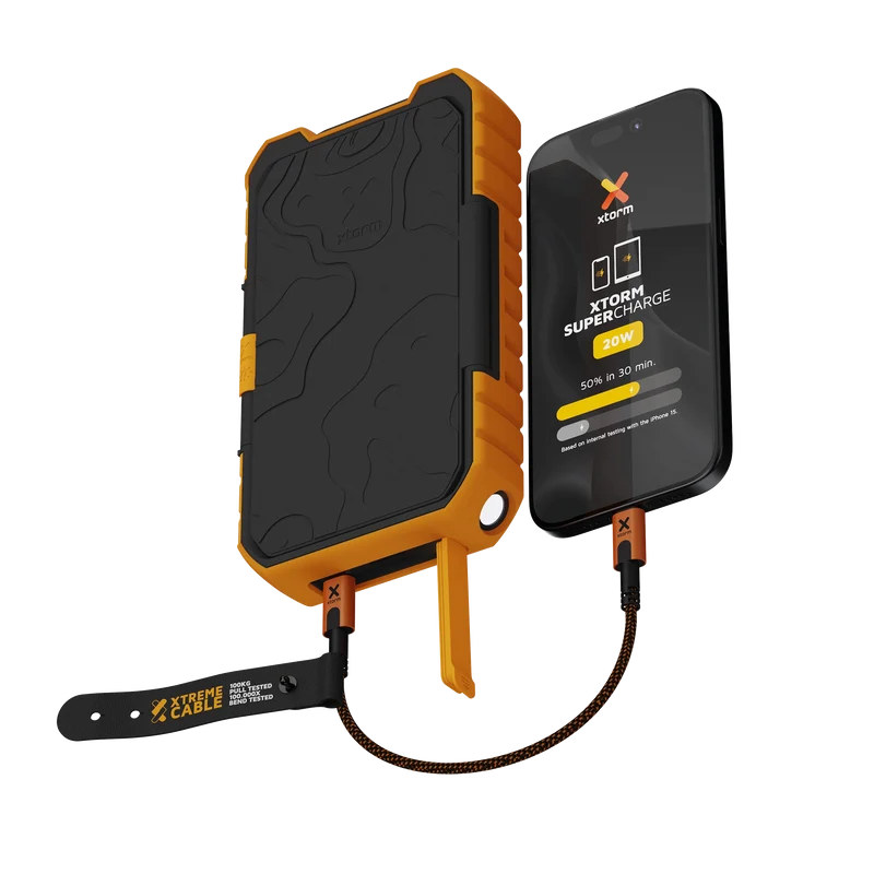 Rugged Solar Powerbank 10.000 mAh - 20W