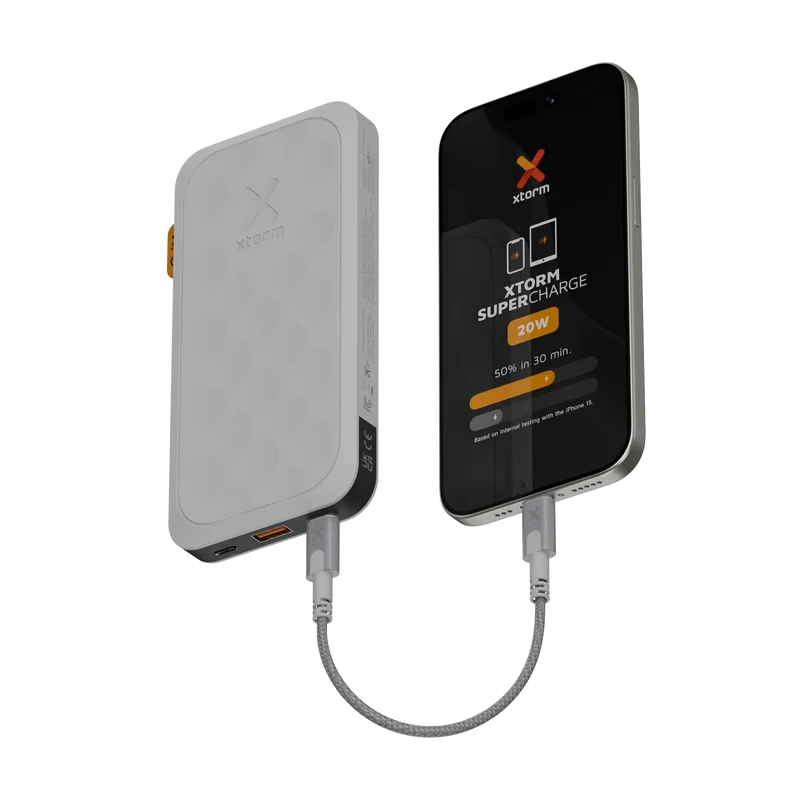 Power Bank 20W - 10.000 mAh - Fuel Series 5 - Blanc Crépuscule