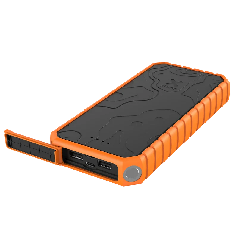 Xtreme Power Bank Robuste 35W - 20.000 mAh - Extérieur - Étanche avec Lampe de Poche - Quick Charge 3.0
