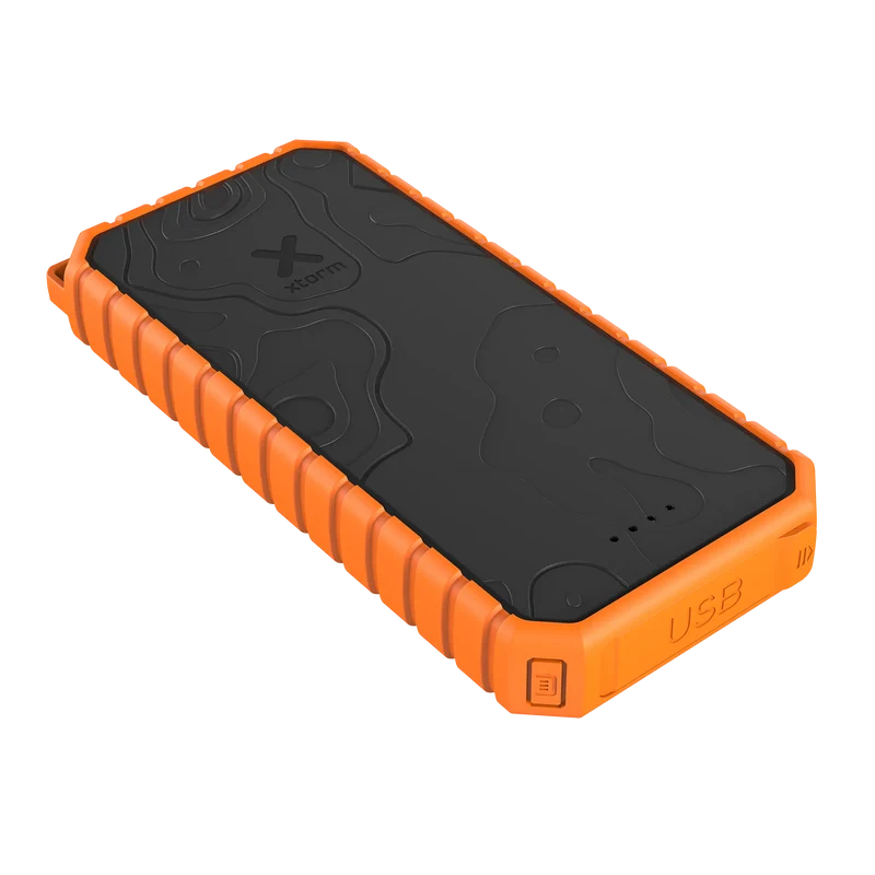 Xtreme Power Bank Robuste 35W - 20.000 mAh - Extérieur - Étanche avec Lampe de Poche - Quick Charge 3.0