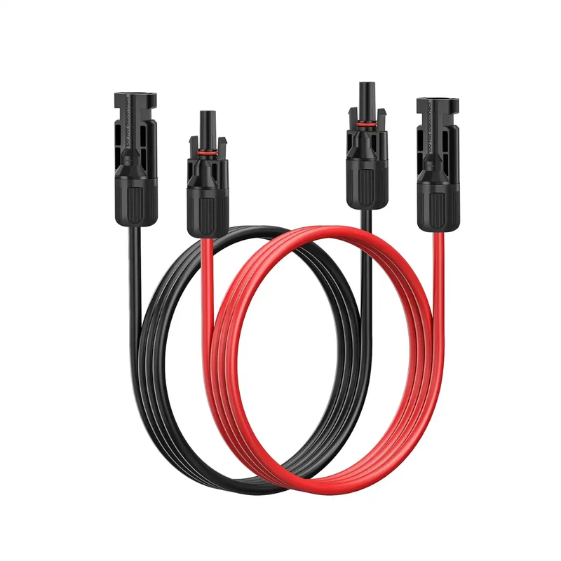 Câble de rallonge H1Z2Z2-K 6mm2 noir/rouge avec connecteur MC4, 1 m – 50 m