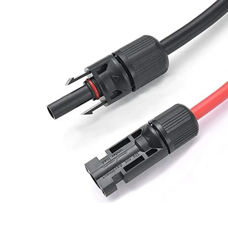 Câble de rallonge H1Z2Z2-K 6mm2 noir/rouge avec connecteur MC4, 1 m – 50 m