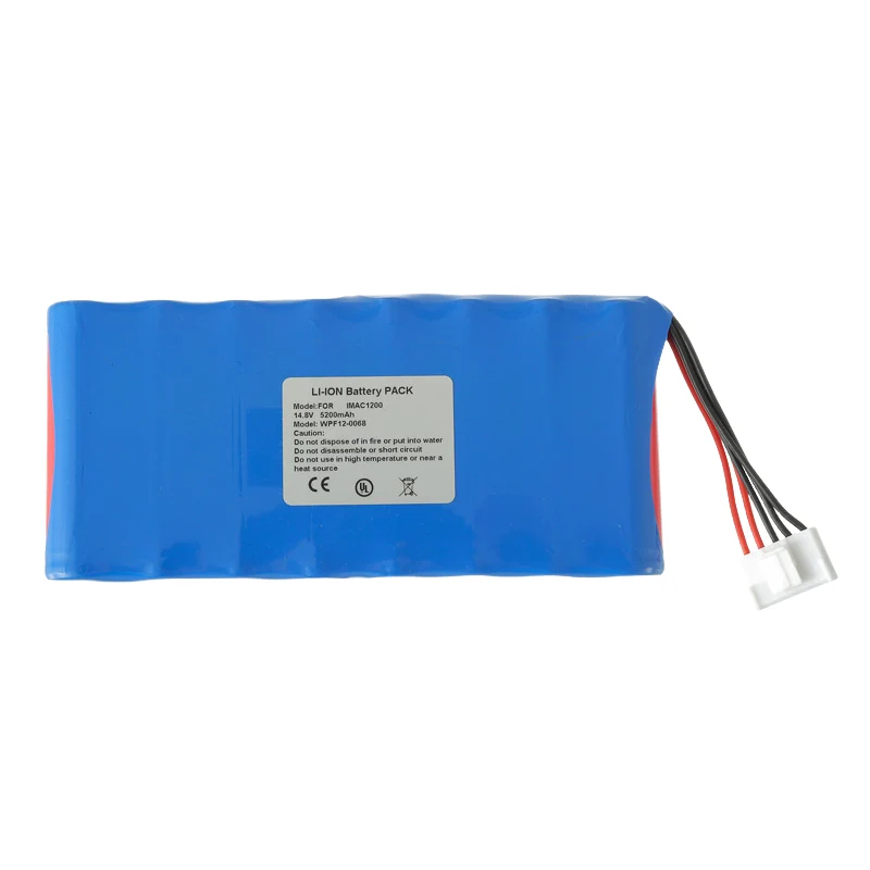 WPF12-0068 Replacement Battery for ZONCARE iMAC1200 iMAC1800 ECG Machine 14.8V 5200mAh