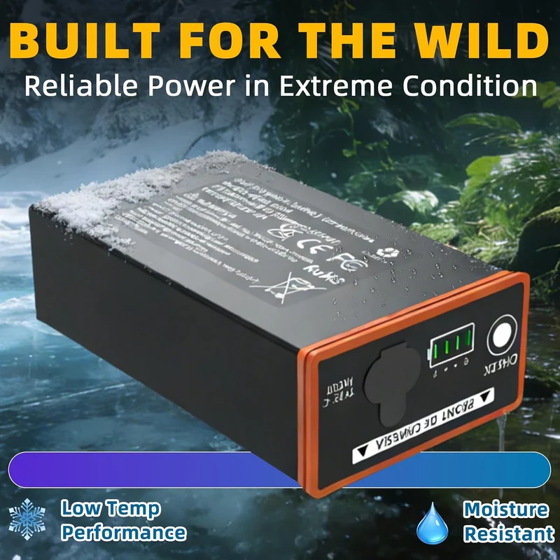 2Pack MMA-EM8 Rechargeable Battery For Moultrie Edge 2&Pro Cellular Trail Camera