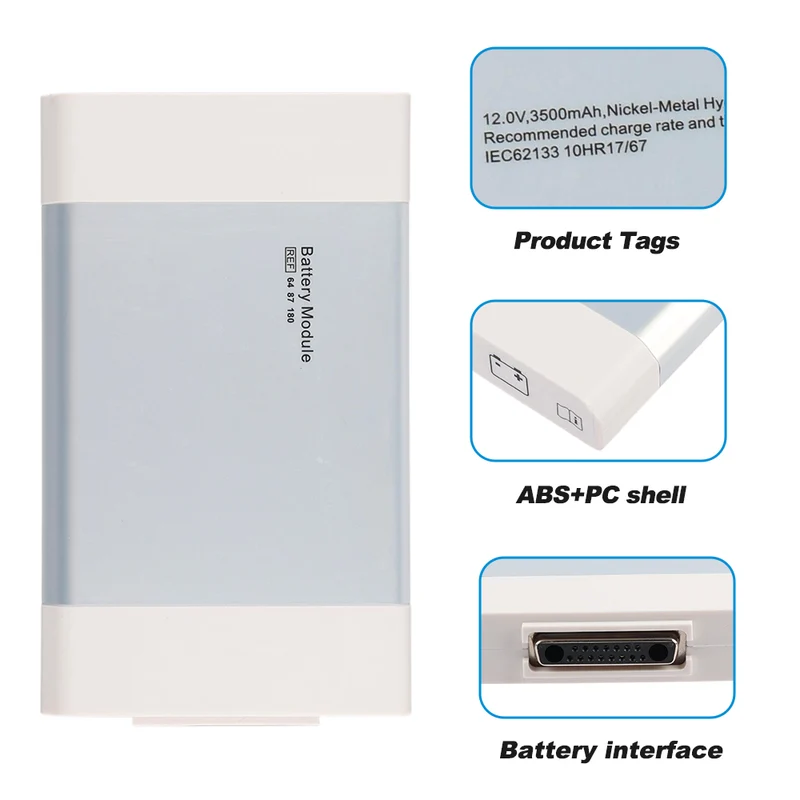 Maquet Servo-i Servo-s Ventilator Battery Cells Replacement 6487180 12V