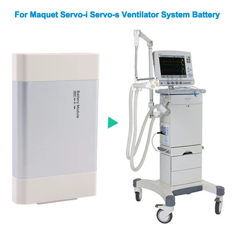 Maquet Servo-i Servo-s Ventilator Battery Cells Replacement 6487180 12V