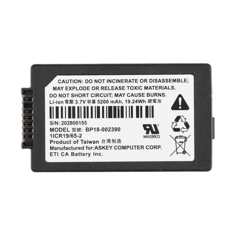 BP18-002390 Barcode Reader Battery For Honeywell Point Mobile PM450 3.7V 5200mAh