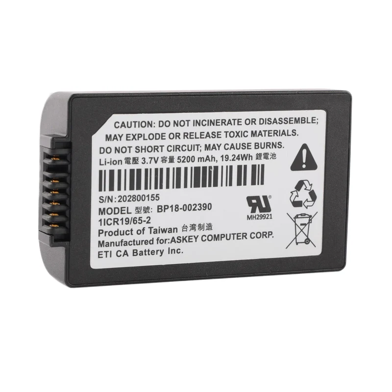 BP18-002390 Barcode Reader Battery For Honeywell Point Mobile PM450 3.7V 5200mAh