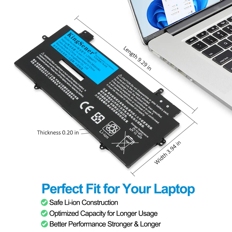 L20C4P71 SB10T83218 Replacement Battery For Lenovo ThinkPad X1 Yoga Gen 6 7 Series