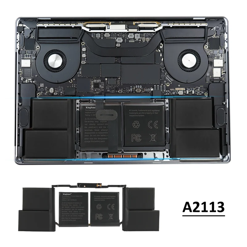 A2113 Replacement Battery For Apple MacBook Pro 16-inch A2141 99.8Wh EU Stock