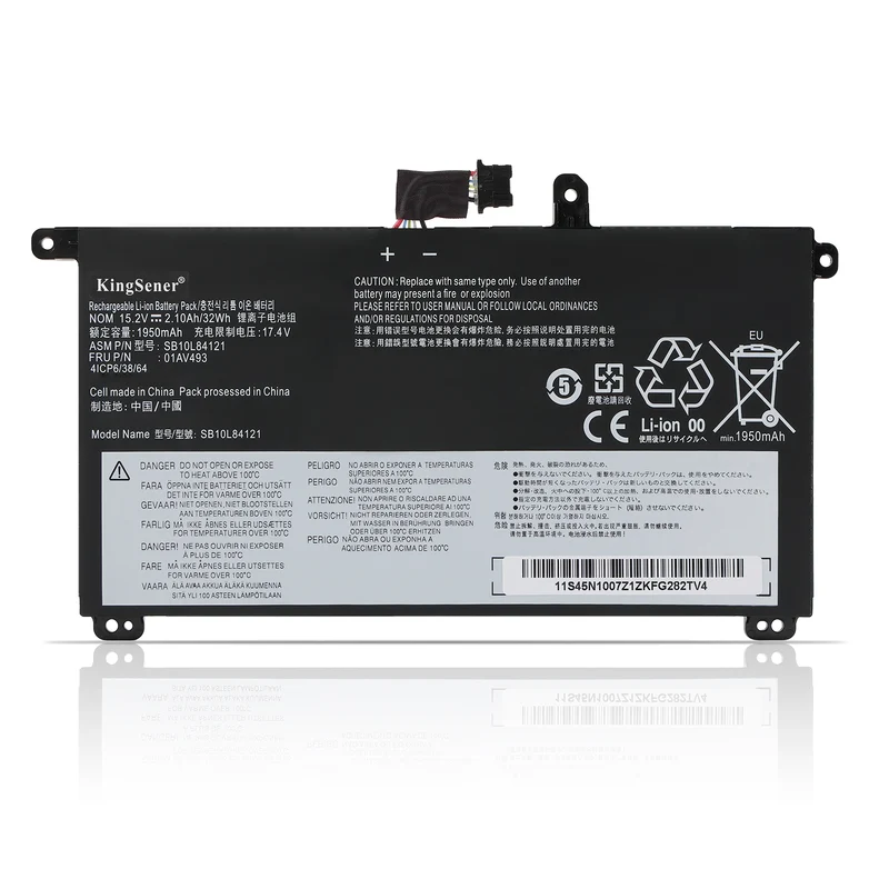 SB10L84121 Battery for Lenovo ThinkPad T570 T580 P51S P52S — 32Wh 15.2V
