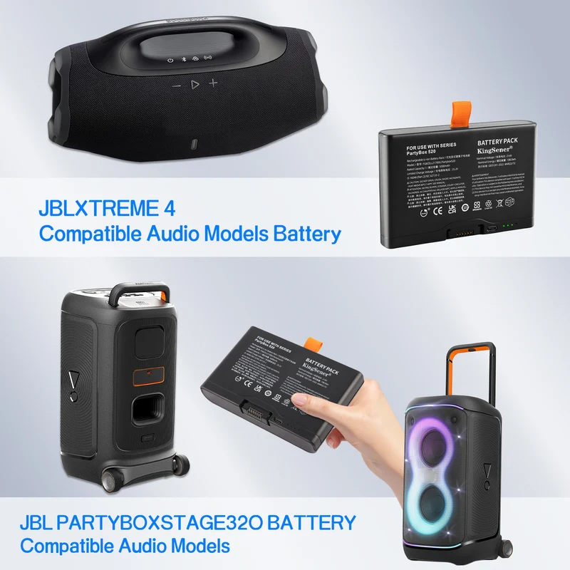 FG6CELL21700G 5000mAh Replacement Battery for JBL PartyBox 720 PartyBox 520 Boombox 4 Battery 600 | 21.6V 108Wh Li-Ion