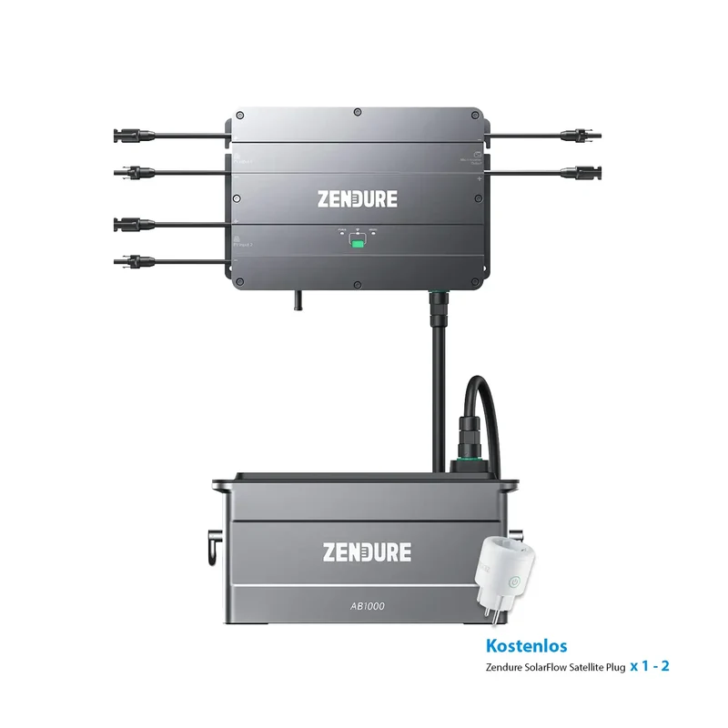 Stockage de centrale électrique sur balcon Zendure SolarFlow Set Smart PV Hub 960 Wh - 7680 Wh
