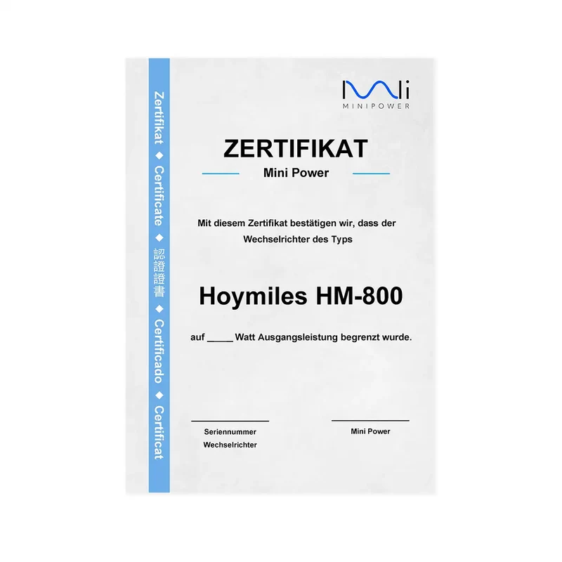 Hoymiles DTU-Wlite WLAN pour série HM avec certificat