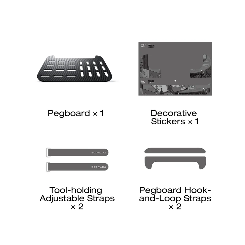 EcoFlow RIVER 3 Plus Tool Pegboard