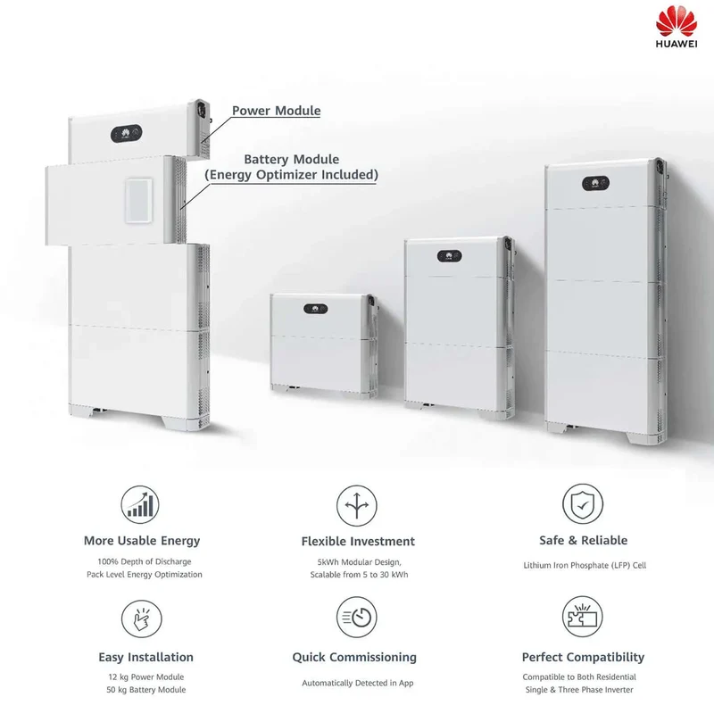 Module d'alimentation photovoltaïque HUAWEI LUNA2000-5-C0