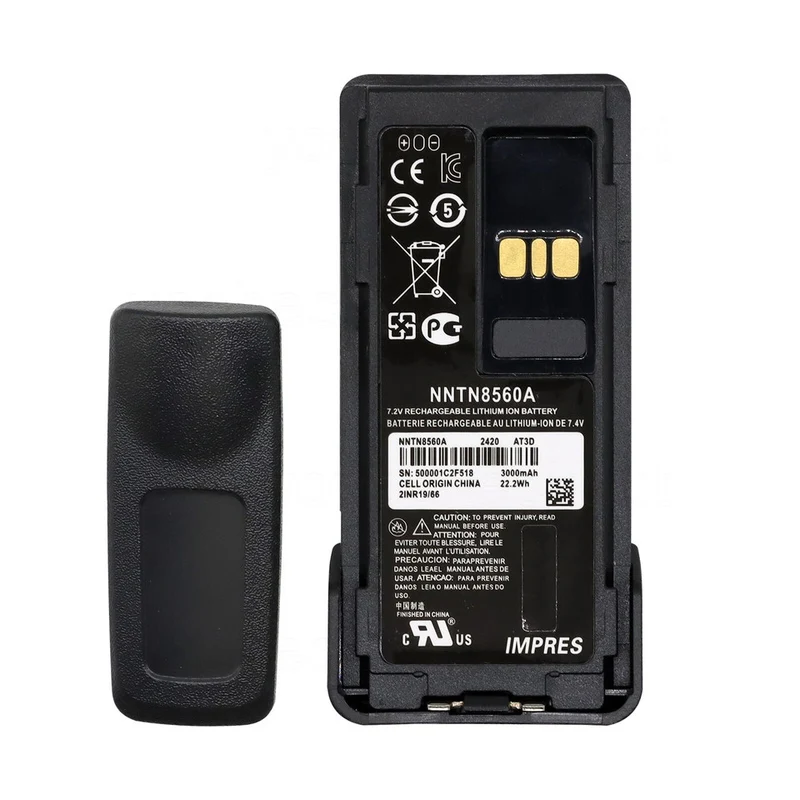 NNTN8560A Replacement Battery For Motorola XPR7380E XPR7550E XPR7580E Radio NNTN8560B ATEX