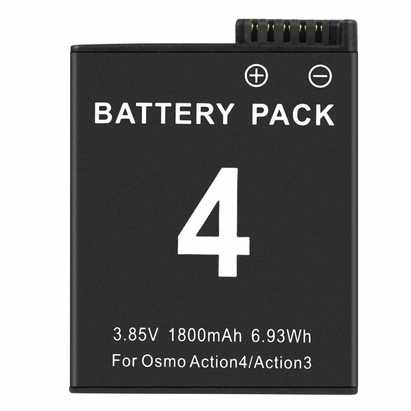 JH-Act4 Replacement Battery For DJI Osmo Action 3 Action 4 BCX202