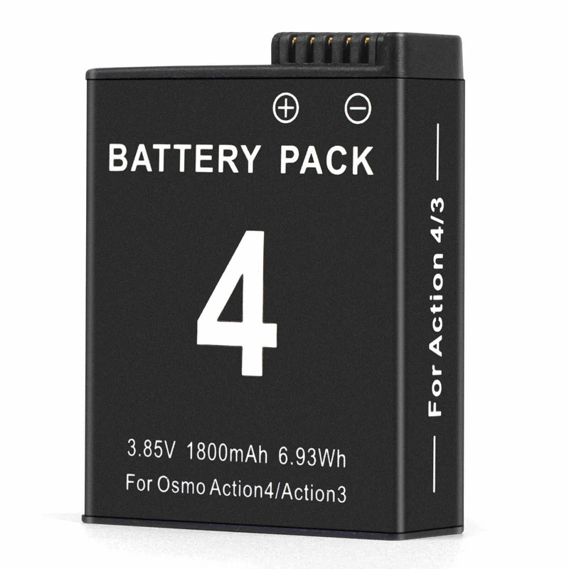 JH-Act4 Replacement Battery For DJI Osmo Action 3 Action 4 BCX202