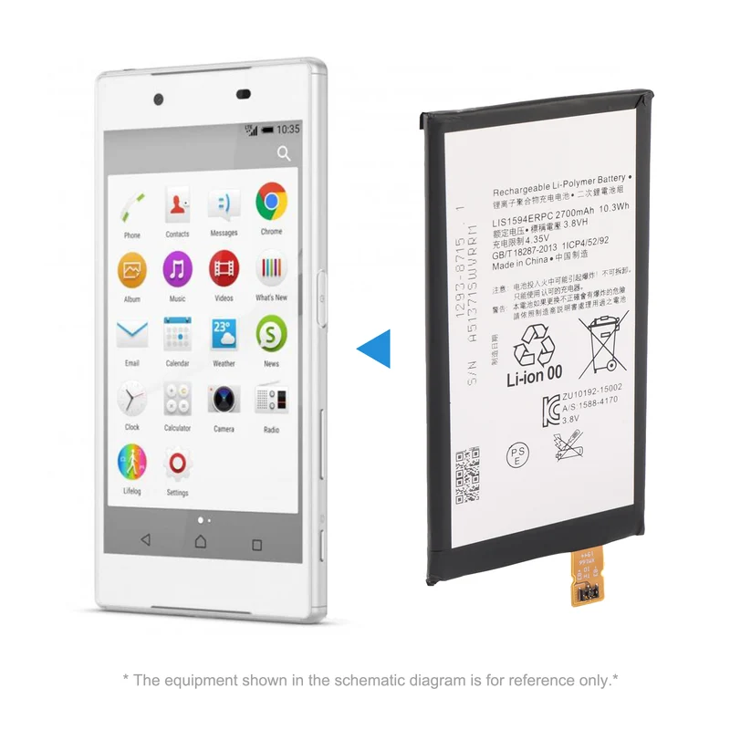 LIS1594ERPC Replacement Battery For Sony Xperia Z5 Compact E5803 E5823 S50