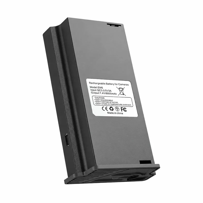 EM6 Replacement Battery For X Gen 2.0 3.0 SKXB Cellular Tracking Camera 2 PCS