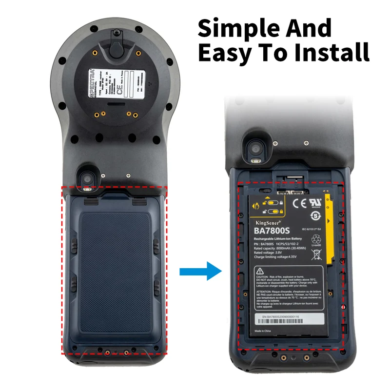 BA7800S Replacement Battery For Stonex UT10 Unistrong RS60 GISBEE A8 Handheld 8000mAh