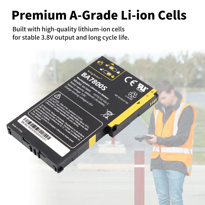 BA7800S Replacement Battery For Stonex UT10 Unistrong RS60 GISBEE A8 Handheld 8000mAh