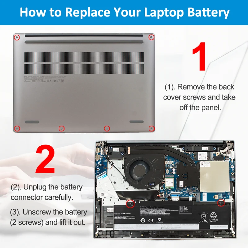 Replacement Battery SB11Q02015 SB11Q01981 For Lenovo IdeaPad Slim 3 Slim 5