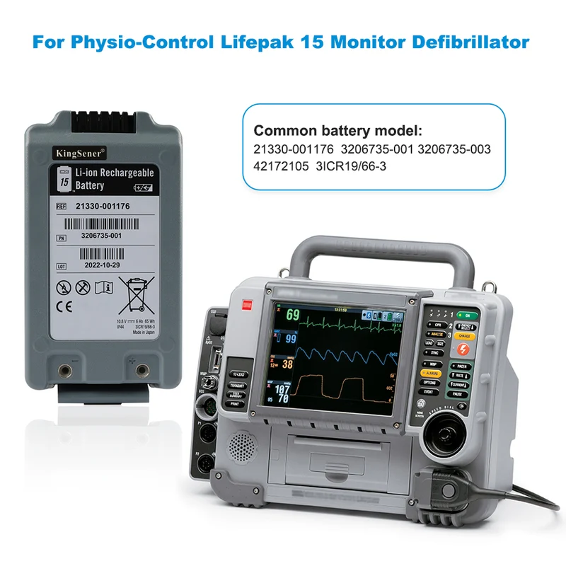 42172105 Defibrillator Battery For Physio-Control Lifepak 15 Monitor