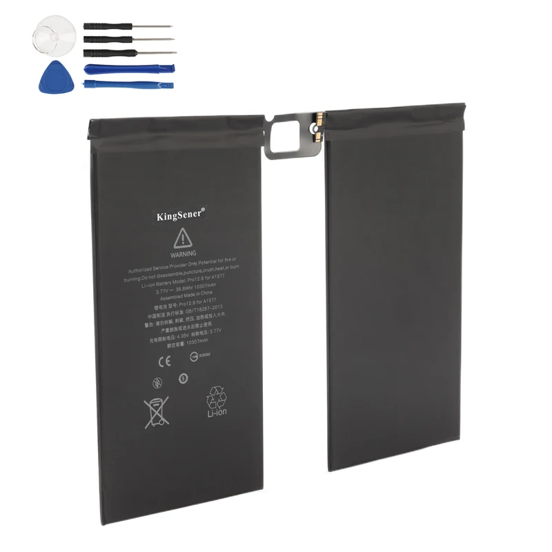 iPad Pro 12.9 Inch Tablet Battery A1577 10307mAh Replacement For Apple 1st Gen A1584 A1652