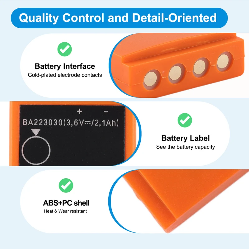BA223030 Rechargeable Battery for HBC Radiomatic Crane Remote Control