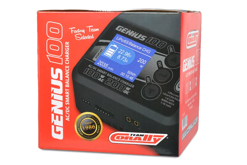 Corally Chargeur Genius 100 2-6S 100W C-51030-EU