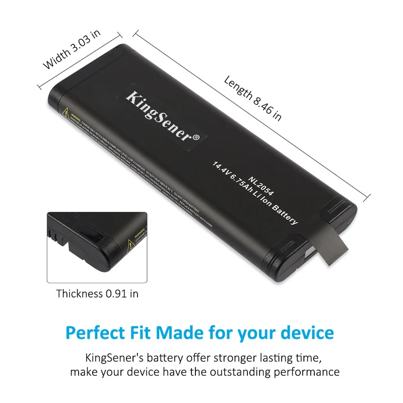 NL2054 Medical ECG Monitoring Battery 14.4V 95Wh 6750mAh For Inspired Energy Patient Monitor Replacement