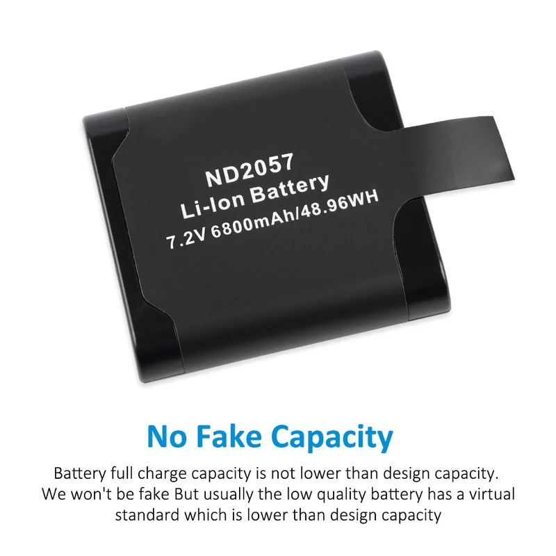 RRC2057 Surgical Headlight Battery 7.2V 49Wh For Coolview 1400XT 2100XT Replacement (ND2057)