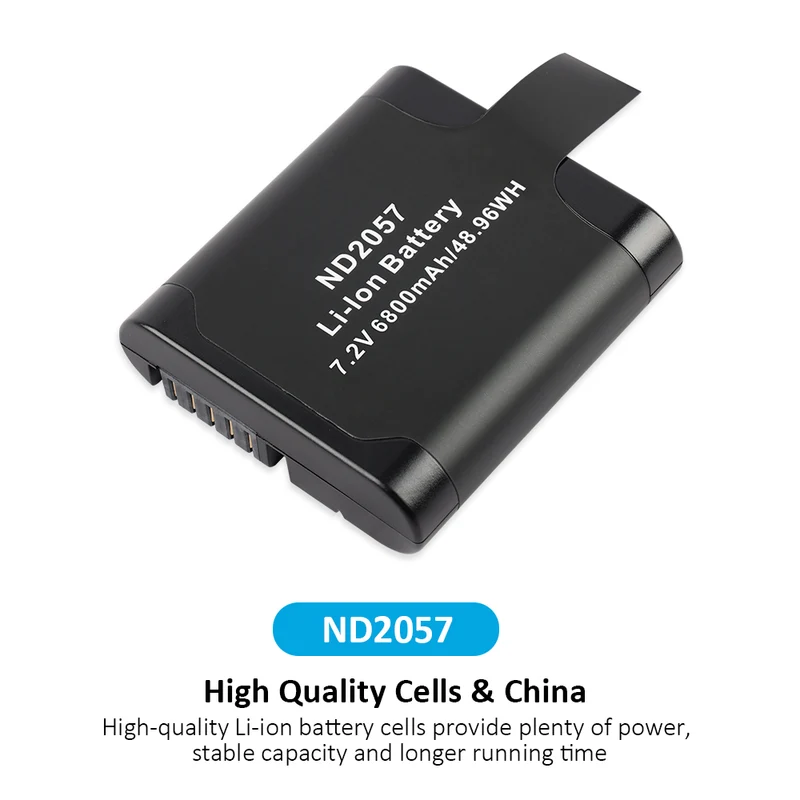 RRC2057 Surgical Headlight Battery 7.2V 49Wh For Coolview 1400XT 2100XT Replacement (ND2057)