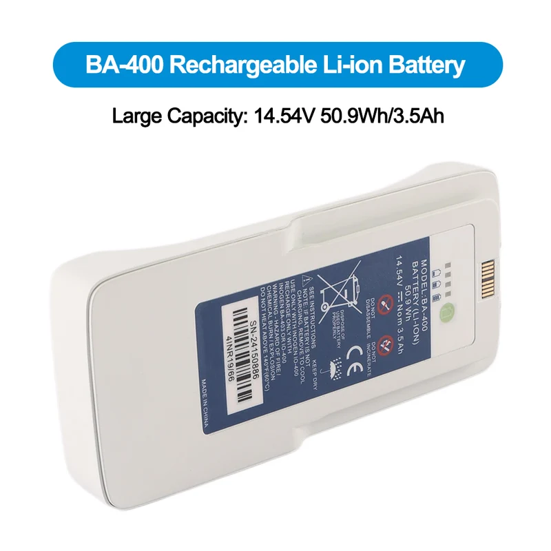 BA-400 Rechargeable Li-ion Battery For Inogen One G4 Oxygen Machine | 90% New