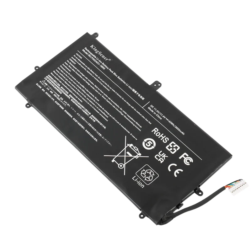 PA5242U-1BRS Laptop Battery For Toshiba Satellite Radius 12 P20W P25W Series 11.4V 43Wh 3655mAh