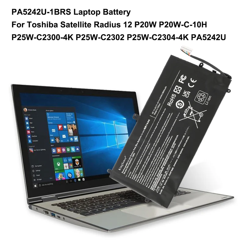 Replacement Toshiba PA5242U-1BRS Laptop Battery