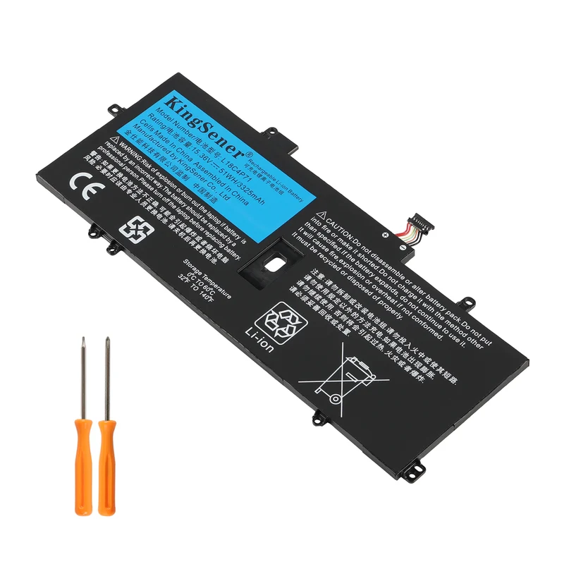 L18C4P71 Laptop Battery For Lenovo ThinkPad X1 Yoga X1 Carbon Gen 7 Gen 8 15.4V 51Wh 3325mAh