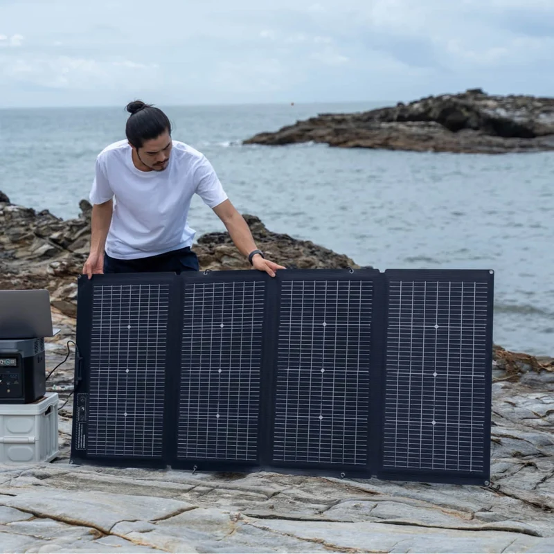 EcoFlow 220W Bifacial Portable Solar Panel (Refurbished)