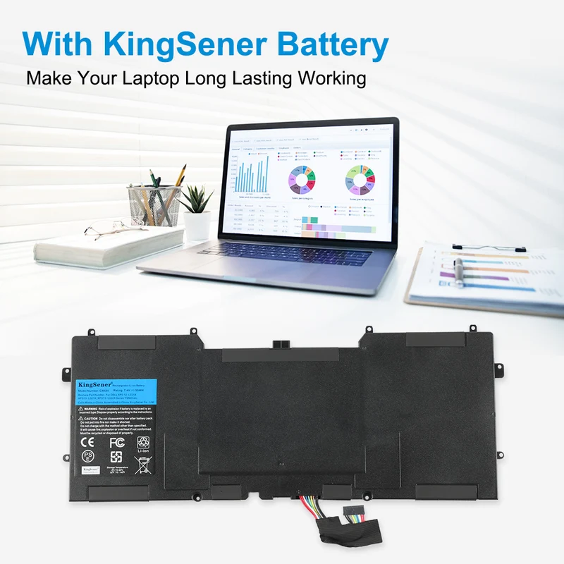 C4K9V Y9N00 Ultrabook Battery For Dell XPS 12 XPS 13 Series L221X L321X 9Q23 9333 7.4V 55Wh