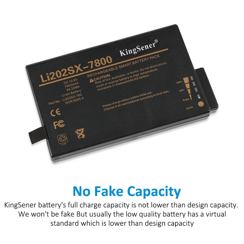 TSI AeroTrak 9500 9510 DustTrak II 8530 Replacement Battery Li202SX-7800 10.8V 84Wh