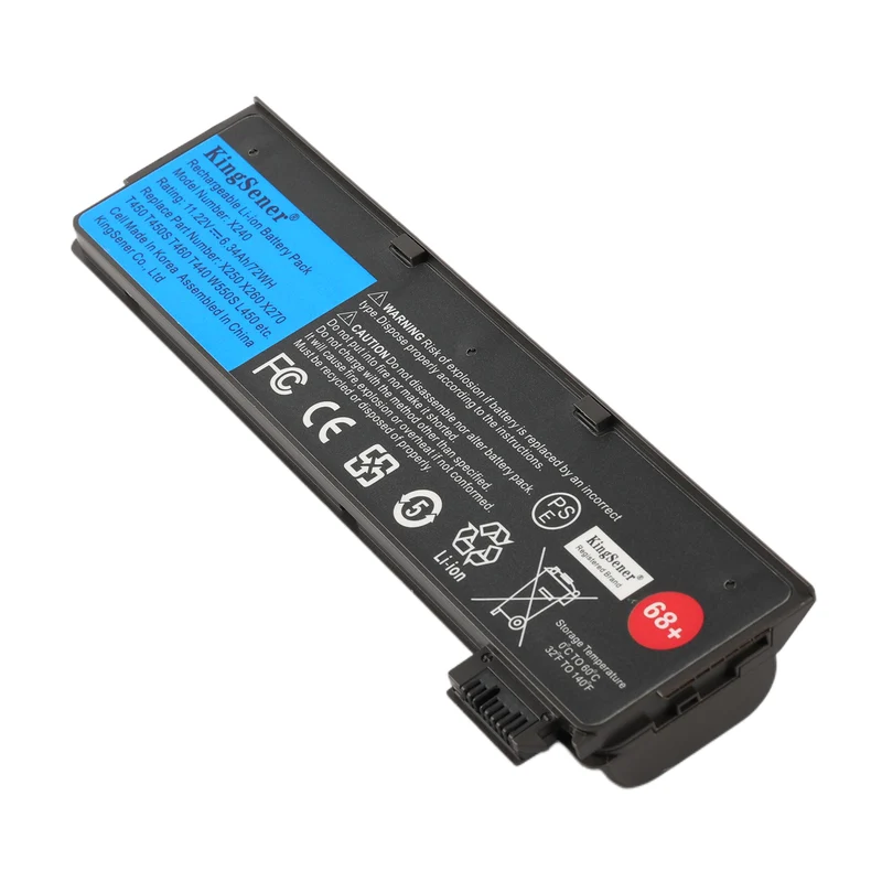 45N1136 6-Cell Laptop Battery For Lenovo ThinkPad X240 X260 T440 T450 T460 Series 11.22V 72Wh
