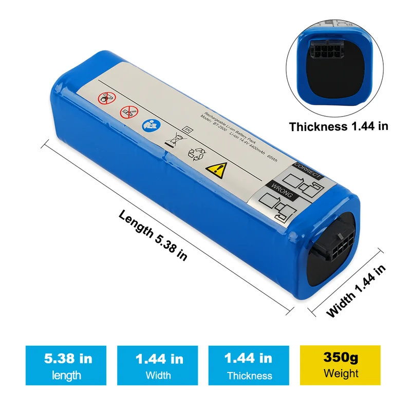 BT-2500 Replacement Ultrasound Battery for Chison Site Site ~Rite*80