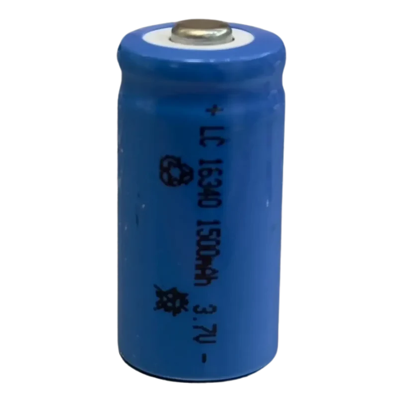 Batterie 16340 3.7V 1500mAh Rechargeable