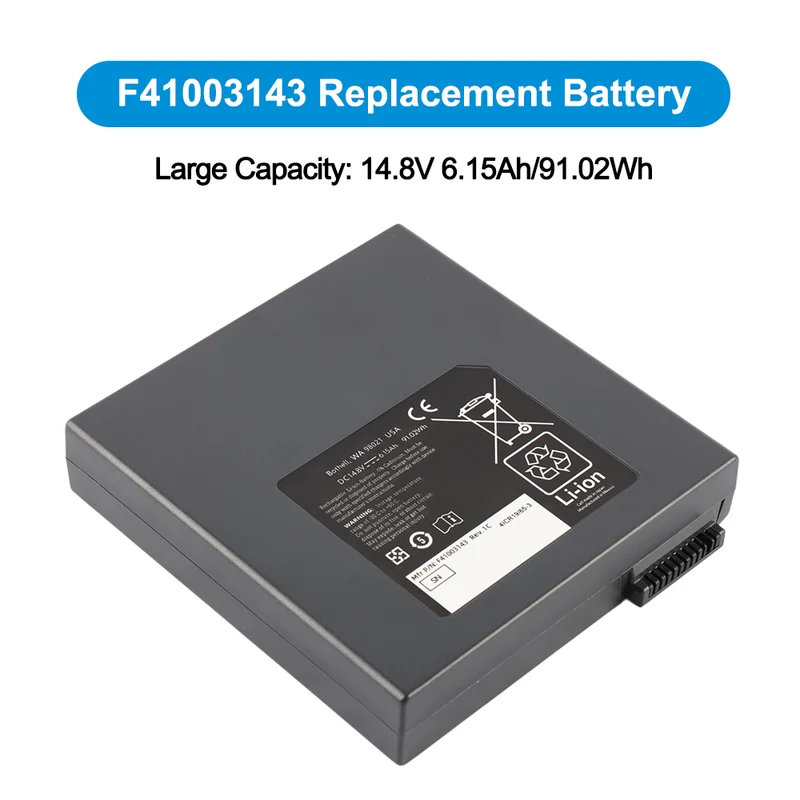 Philips Ultrasound CX30 CX 50 Replacement Battery F41003143 - 6150mAh 14.8V 91.02Wh