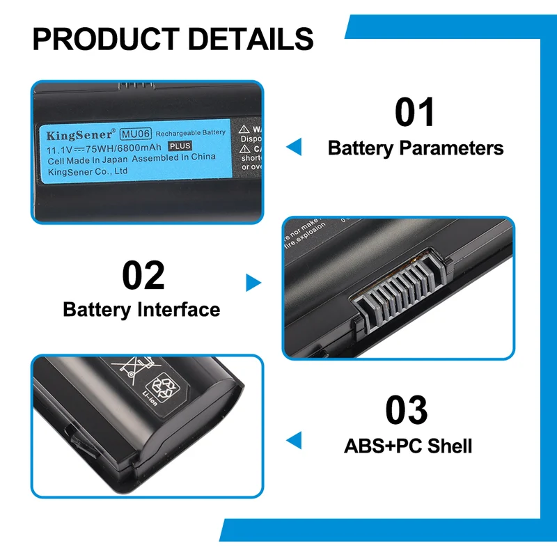 MU06 Replacement Battery For HP Presario CQ32 CQ42 CQ43 CQ56 Series
