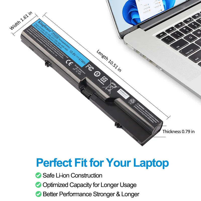 PH06 Laptop Battery For HP Compaq 320 321 325 326 Series 10.8V 47Wh