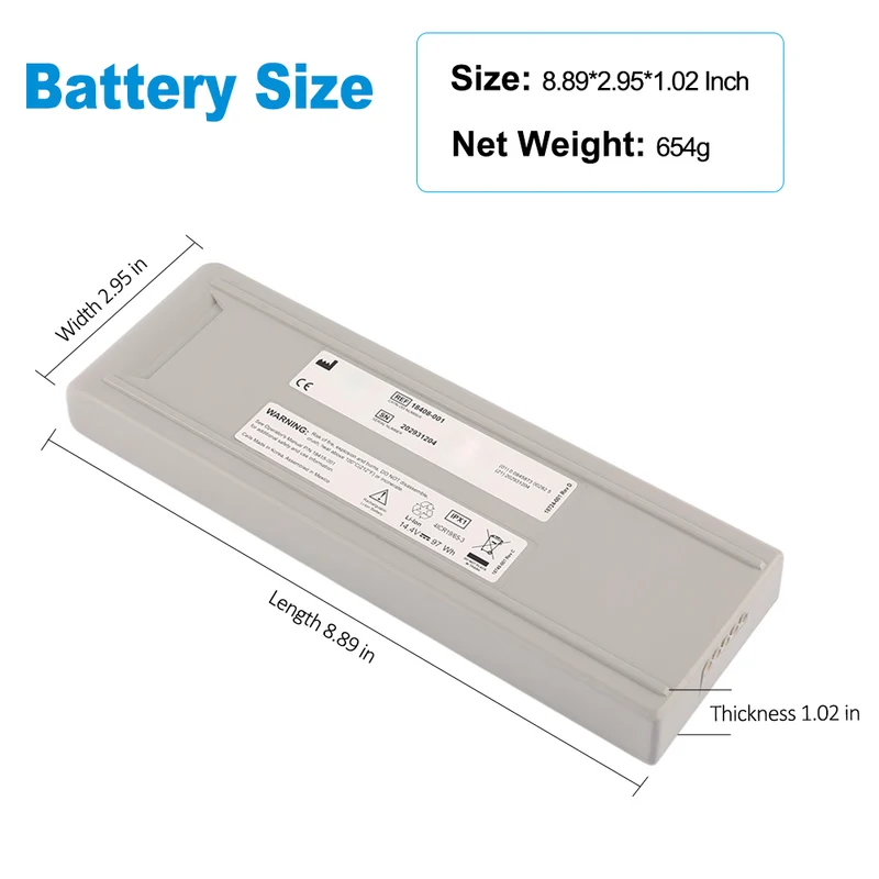 Rechargeable 18408-001 Battery For CareFusion PN 18415-001 41CR19/65-3 |98% New